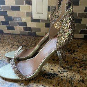 Glitter high heels